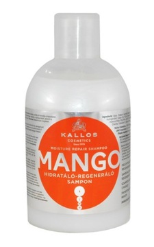 KALLOS MANGO Szampon do włosów nawilżający i regenerujący - z mango 1000ml