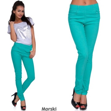 559__roz_L_ SPODNIE JEANS RURKI KOLORY