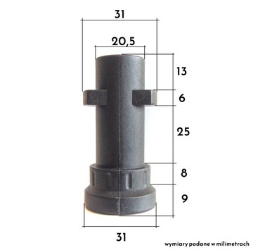 REDUKCJA BAYONET DO KARCHER SERIA K HD HDS ADAPTER