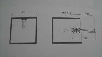 фото ориг. №5, Hanger sliding clothes to width 400 wireli