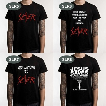 ФУТБОЛКА SLAYER 10 РАЗМЕРОВ ДИЗАЙНОВ. S-XXL