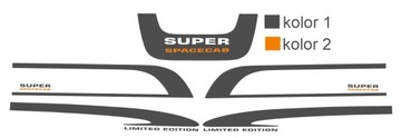 KOMPLET NAKLEJEK DAF CF SUPER SPACECAB NAKLEJKI CF