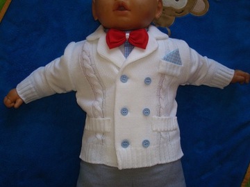 КРЕЩЕННЫЙ КОМПЛЕКТ, КУРТКА, размер 80, КРЕЩЕННЫЙ ДЖЕМПЕР