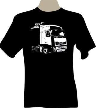 KOSZULKA T-shirt z nadrukiem fana volvo truck FH