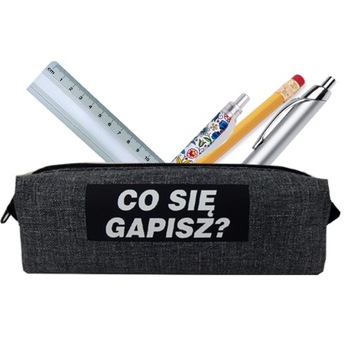 PIÓRNIK SZKOŁA ŚMIESZNE NADRUKI CO SIE GAPISZ