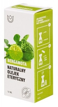 Naturalny Olejek eteryczny Bergamota 10ml Aromaterapia, Dyfuzor, Świece