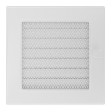 фото ориг. №6, Lattice ventilation fireplace grilles 17x17 durable white with blinds