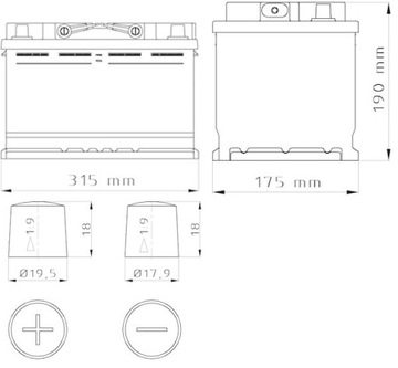 Аккумулятор Fiamm VR800 80 Ач 800 А Старт-Стоп