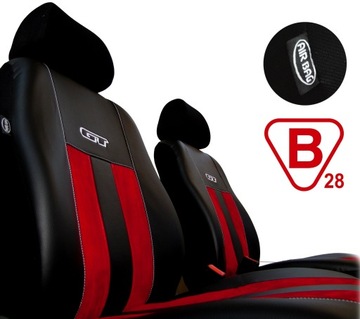 SKÓRZANE POKROWCE MIAROWE NA FOTELE FIAT 126P