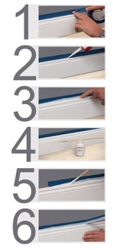 8 НАПОЛЬНАЯ ПЛАНКА МДФ, БЕЛАЯ ГЛЯНЦЕВАЯ