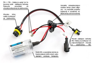 Ксеноновая лампа HB3 6000K HID H1 H3 H4 H11 h7