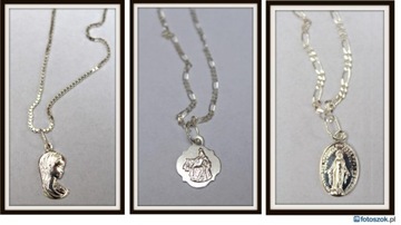 Серебряное причастие (925) ЦЕПНАЯ МЕДАЛЬНАЯ КОРОБКА