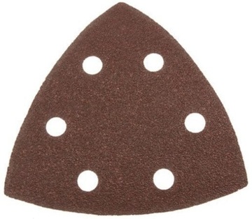 Шлифовальная бумага на липучке DELTA IRON 93 x 93мм ДЛЯ ШЛИФОВАЛЬНОЙ БУМАГИ зернистостью 40 5шт.