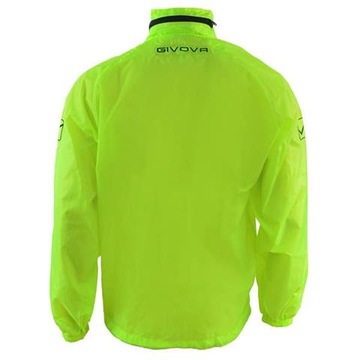 Куртка Givova Rain Basico Fluo желтая RJ001 0019 XS