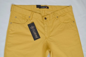 DŁUGIE spodnie Clubing 92cm W36 L38 żółty