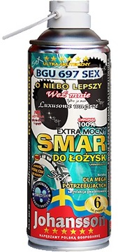 Uniwersalny smar do łożysk BGU 697 JOHANSSON 400ml