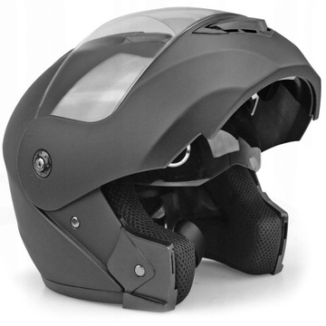 KASK SZCZĘKOWY MOTOCYKLOWY FLIP-UP BLENDA MAT S