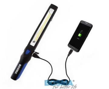 LAMPA WARSZTATOWA LED COB 250LM Z POWER BANKIEM