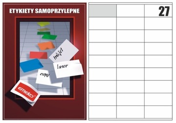 ETYKIETY SAMOPRZYLEPNE NAKLEJKI A4 EP3479