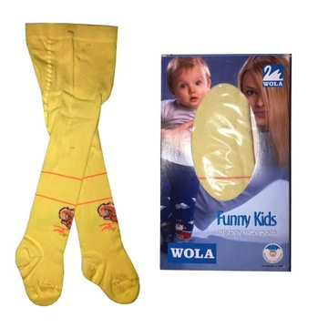 WOLA BABIES rajstopki dziecięce 5051 bawełna 62-74