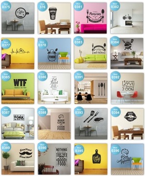 КУХОННЫЕ НАСТЕННЫЕ НАКЛЕЙКИ кофейные наклейки кафе L