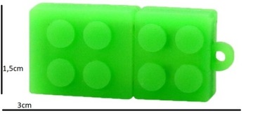 USB-НАКОПИТЕЛЬ LEGO BLOCKS GREEN FUN, 32 ГБ