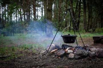 Казан по-венгерски 10л СКОВОРОДА 50 см 2 в 1 ПОДСТАВКА С КРЫШКОЙ