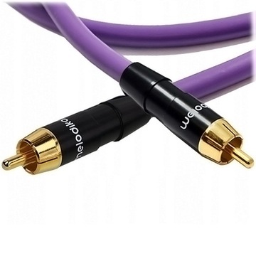 Kabel przewód do subwoofera Melodika MDSW100 standardowy RCA - RCA 10 m