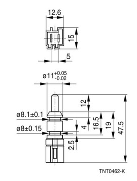 Czujnik temperatury sonda NTC Bosch Junkers