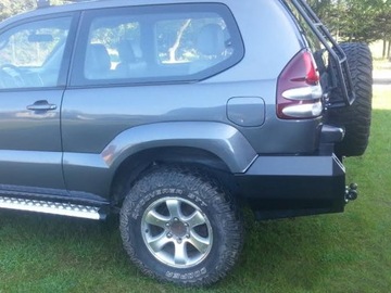 ЗАДНИЙ БАМПЕР TOYOTA LAND CRUISER 120 СТАЛЬ