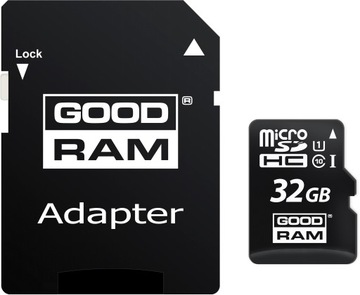 GOODRAM KARTA micro SDHC 32GB + ADAPTER SD 60MB/s