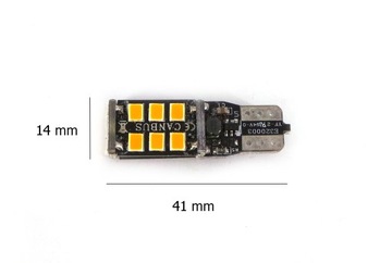 W5W оранжевый 10–18 В CANBUS T10 W3W 560 лм