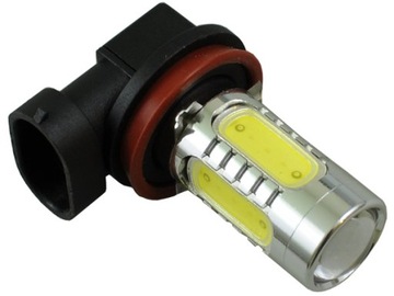 halogen H11 LED COB CREE dzienne DRL 12V 24V 15W