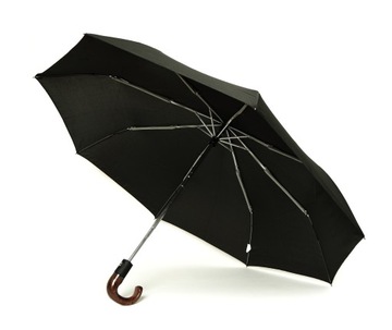Parasol męski wiatroodporny Pierre Cardin Easymatic light Noire czarny