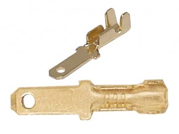 Konektory męske wsuwki 2,8mm Komplet 50sztuk(0238)