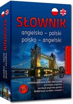 SŁOWNIK ANGIELSKO-POLSKI, POLSKO-ANGIELSKI 3w1 TW