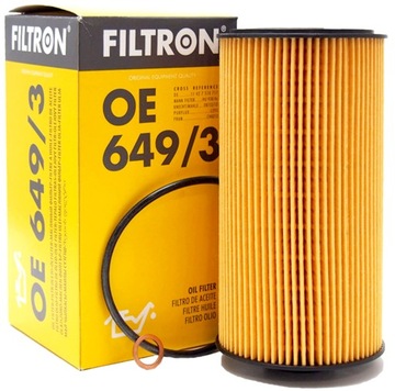 FILTRON FILTR OLEJU OE649/3 BMW 5 E39 7 E38 V8 M62 B35 M62 B40 B44 BENZYNA