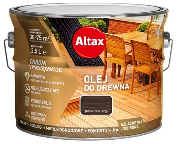 ALTAX WOOD OIL МЕБЕЛЬ ТЕРРАСА РОЗАНДР АНГЛИЙСКИЙ. 2,5 л