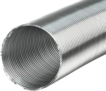 KANAŁ ELASTYCZNY ROZCIĄGANY PRZEWÓD RURA ALUMINIUM SPIROFLEX ALUFLEX 100/3m