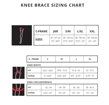 Наколенники и ортезы LEATT BRACE X-FRAME M