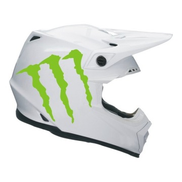 Monster Pazury Naklejka na kask 215B RÓŻNE KOLORY