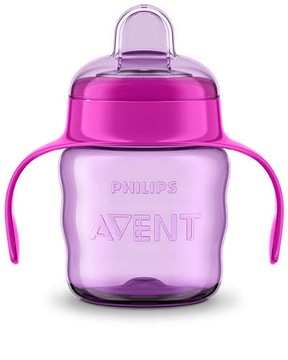 AVENT SILVER MUG бутылочка с мягким носиком 200 мл