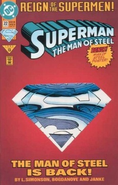 SUPERMAN MAN OF STEEL # 22 - 1993 KOMIKS USA - 8