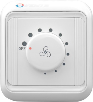 ELEKTRONICZNY REGULATOR OBROTÓW WENTYLATORA VENTS RS-1-300 PODTYNKOWY 300W