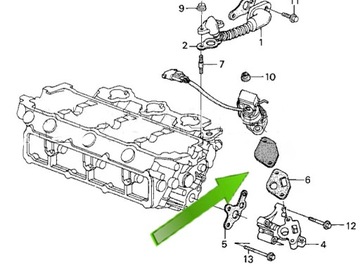 575 Заглушка EGR HONDA Civic VII 1,4 1,6 1,7