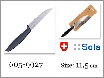 Nóż szwajcarski do steków,pomidorów 11,5cm LUNASOL
