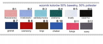 NOWOŚĆ* Fartuch, Bluza dwukolorowa BAWEŁNA r.XXL