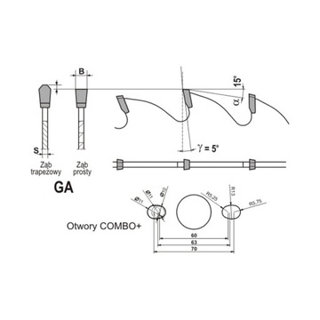 SAW 350x30x3,2/2,5 78z GA+10 Алюминиевый глобус