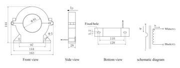 SCT080B-800A/5A 0,5% Трансформатор тока