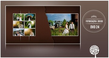 Свадебная фотокнига, фотоальбом, шаблоны DVD, 24 дизайна, 30x60